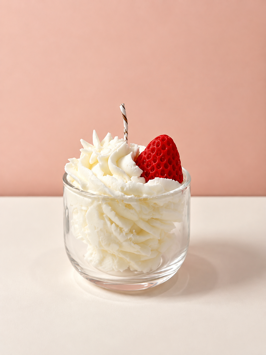 Strawberry Icecream Candle
